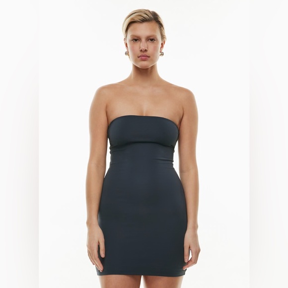 Aritzia Contour Mini Tube Dress Navy Blue XXS - Picture 7 of 8